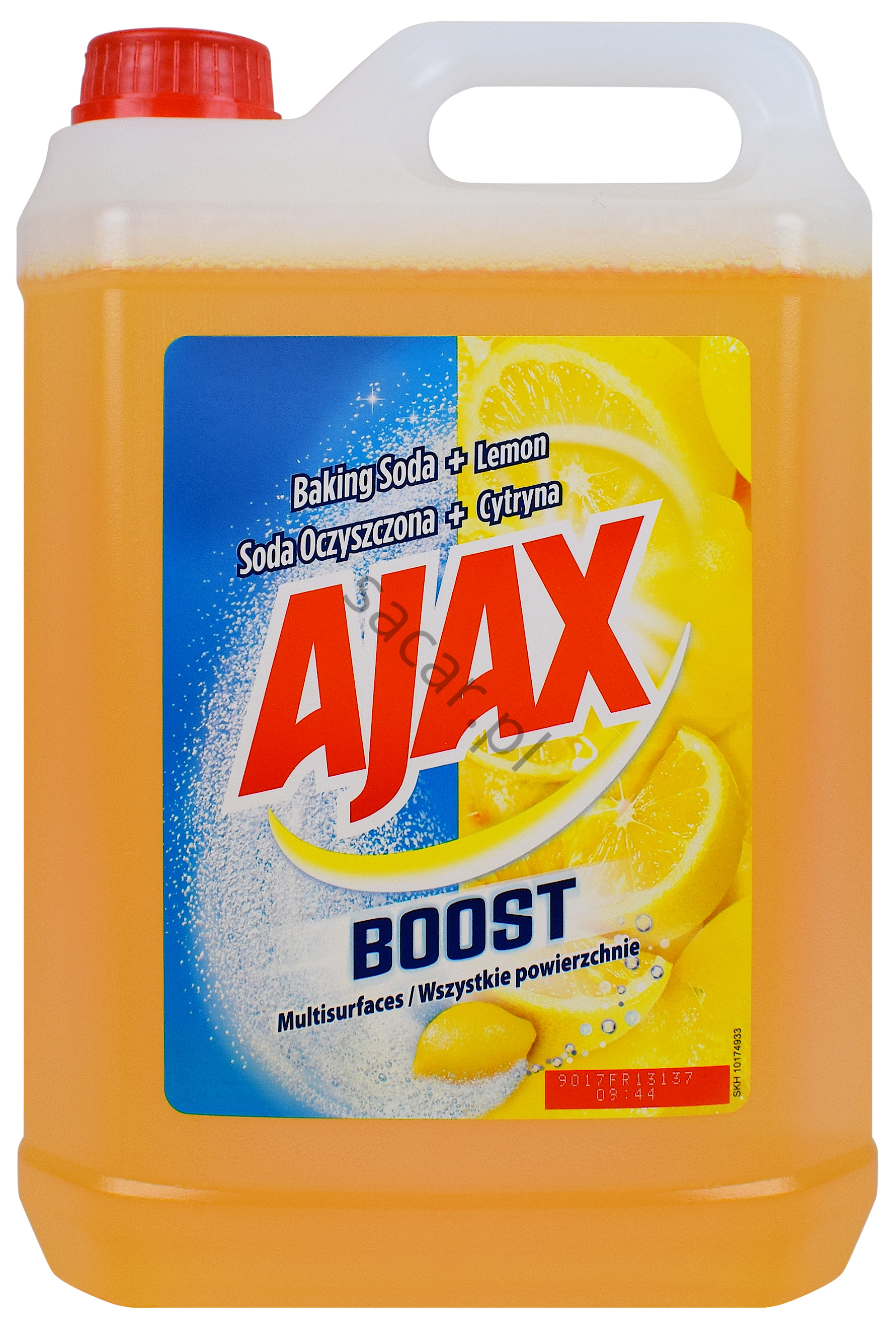 ajax boost soda oczyszczona cytryna 5l