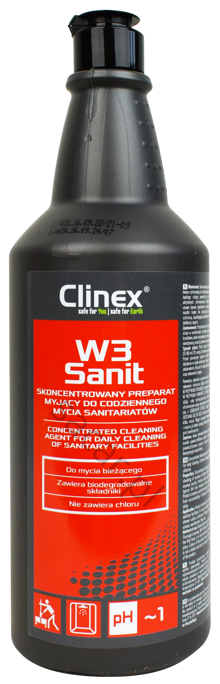 CLINEX W3 Sanit 1l koncentrat