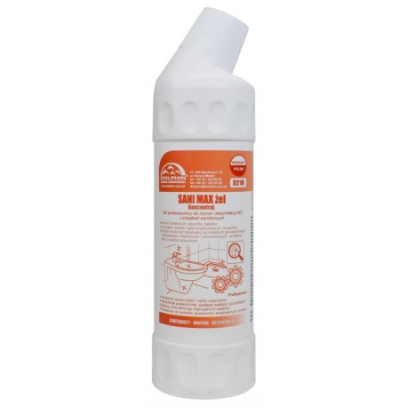 SANI MAX gel chlorowy żel do WC 750ml