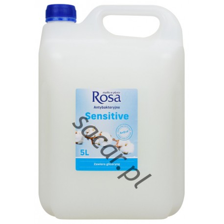 Mydło w płynie ROSA 5l białe sensitive