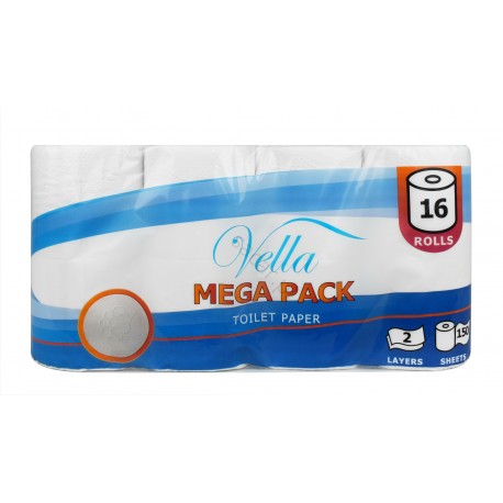 Papier toal VELLA 2W Mega Pack 16szt.