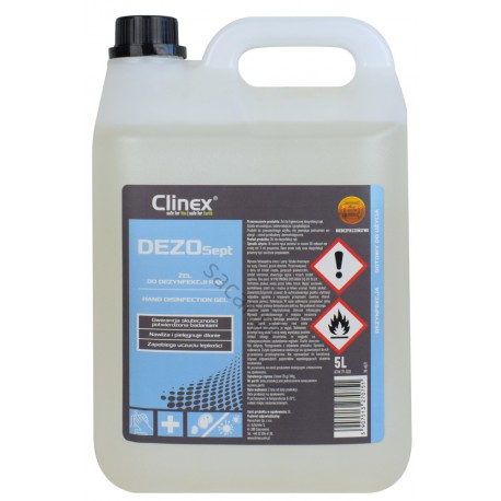CLINEX DEZOSept 5l żel do dezynfekcji rąk
