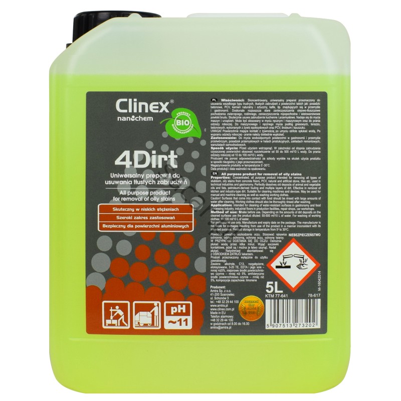 CLINEX 4Dirt 5l do trudnych zabrudzeń