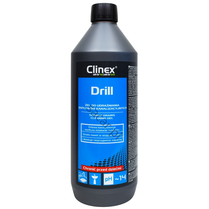 CLINEX Drill 1l żel do udrażniania rur