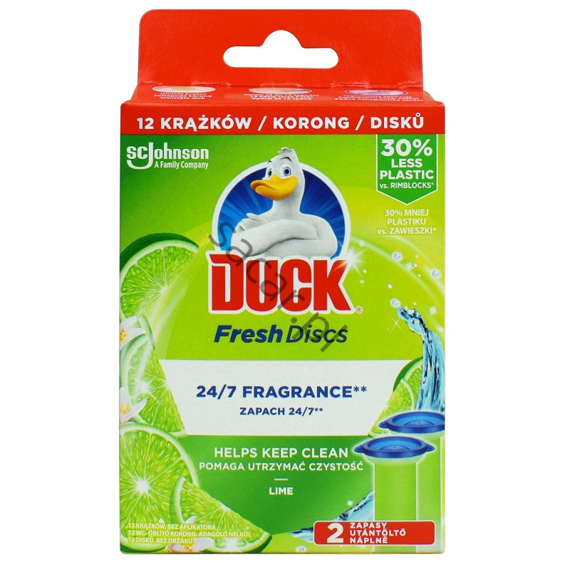 DUCK Fresh Discs lime zapas