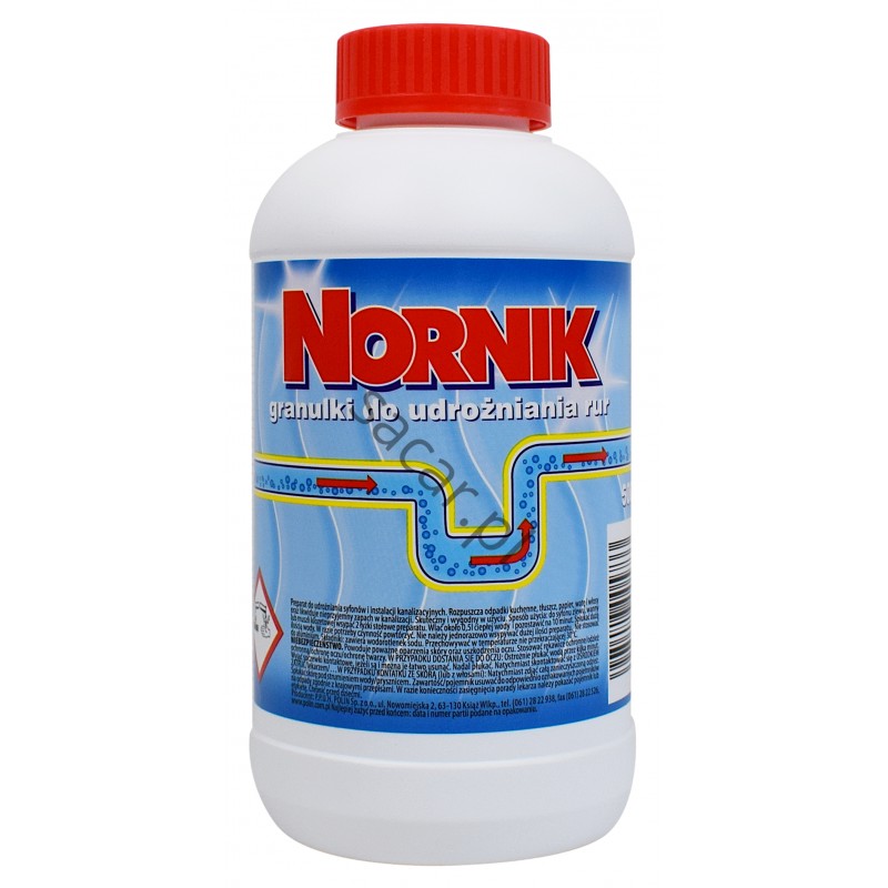 Granulki do udrażniania rur NORNIK 500g