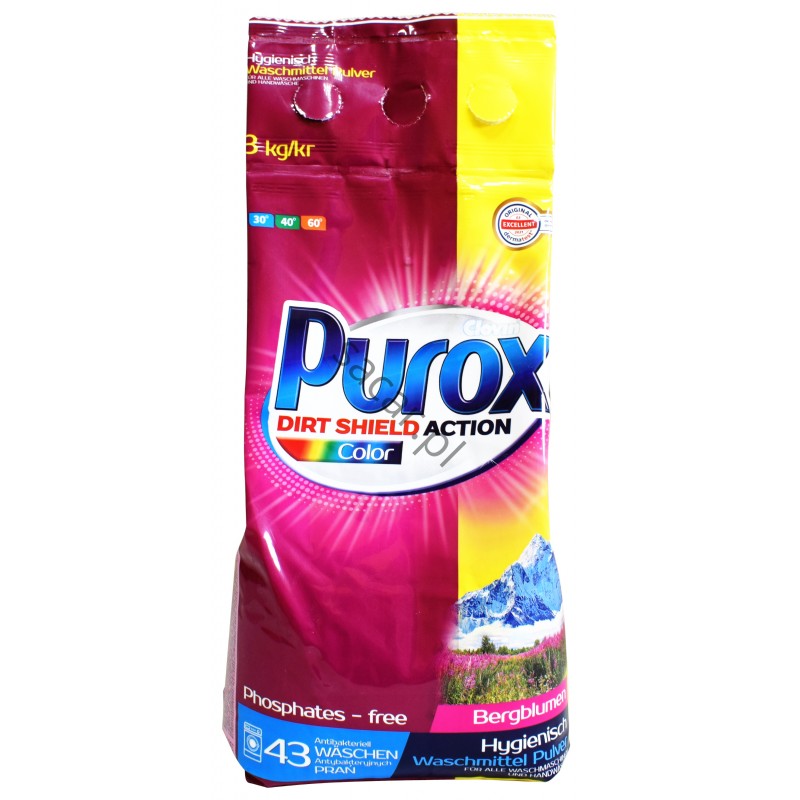 Proszek do prania PUROX COLOR 3kg