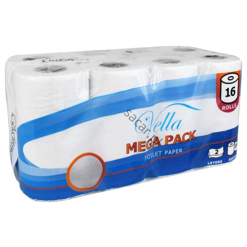 Papier toal VELLA 2W Mega Pack 16szt.