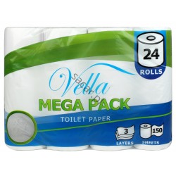 Papier toal VELLA 3W Mega Pack 24szt.