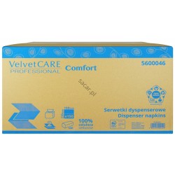 Serwetki dyspenserowe VELVET Comfort 16x23