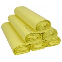 Worki 35l LDPE 50szt żółte