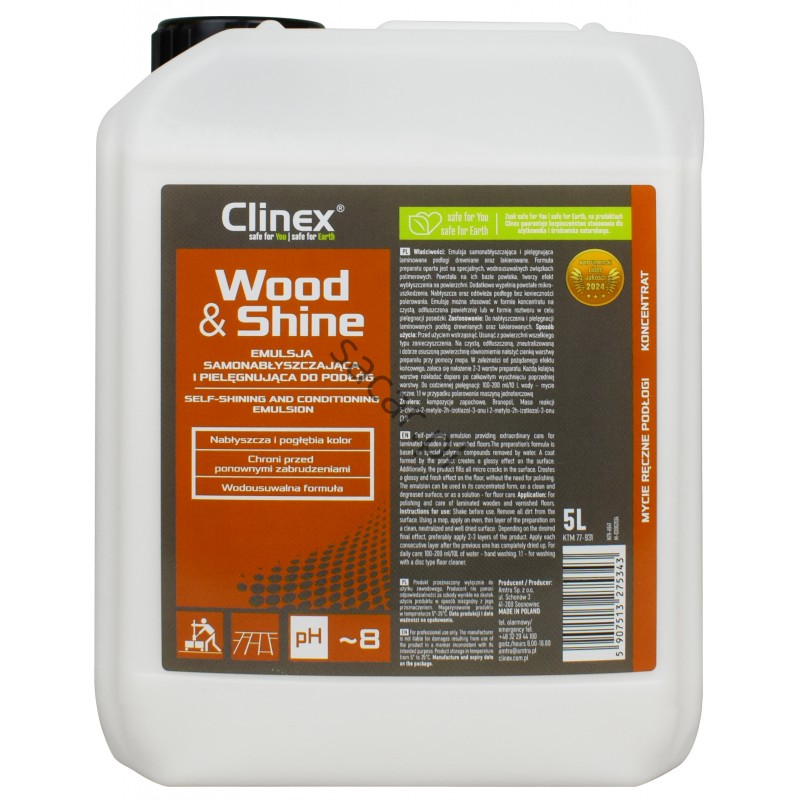 CLINEX Wood&Shine 5l emulsja