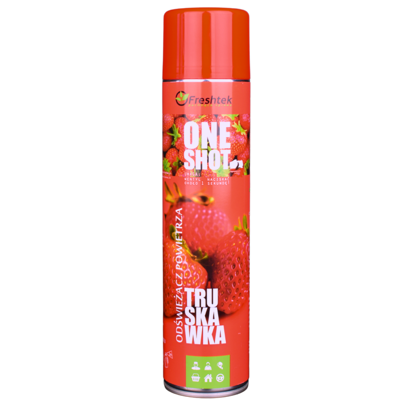 ONE SHOT odświeżacz truskawka 600ml