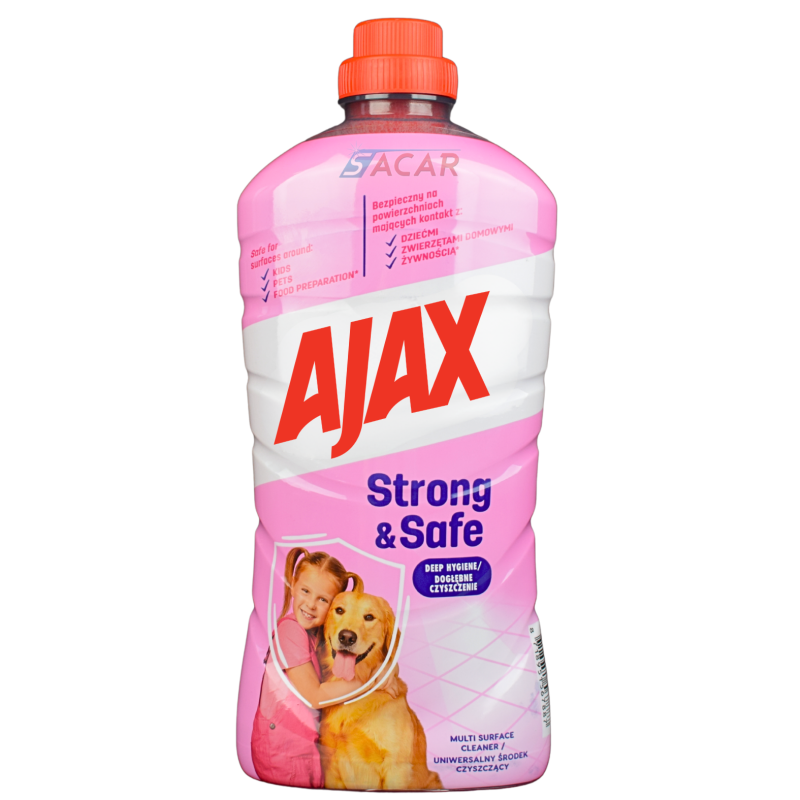 AJAX  płyn 1l Strong&safe