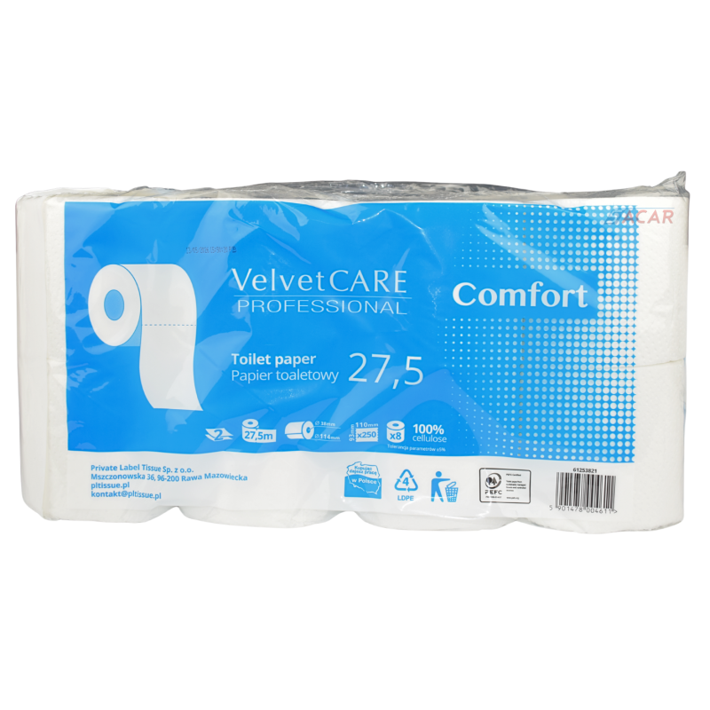 Papier toal. VELVET 27,5 Comfort 2W 8szt.