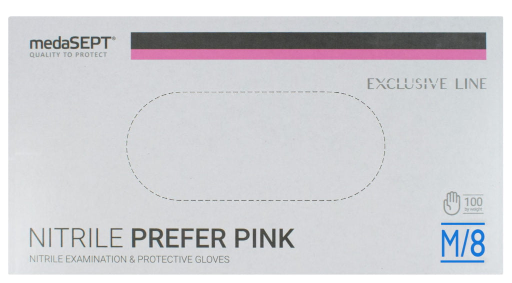 Rękawice nitrylowe Pink