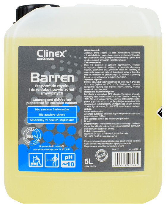 Clinex Barren do mycia i dezynfekcji