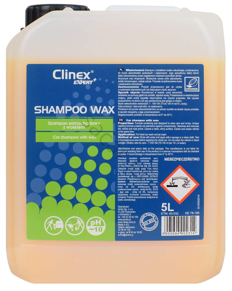 Clinex Expert+ Sahmpoo Wax 5L