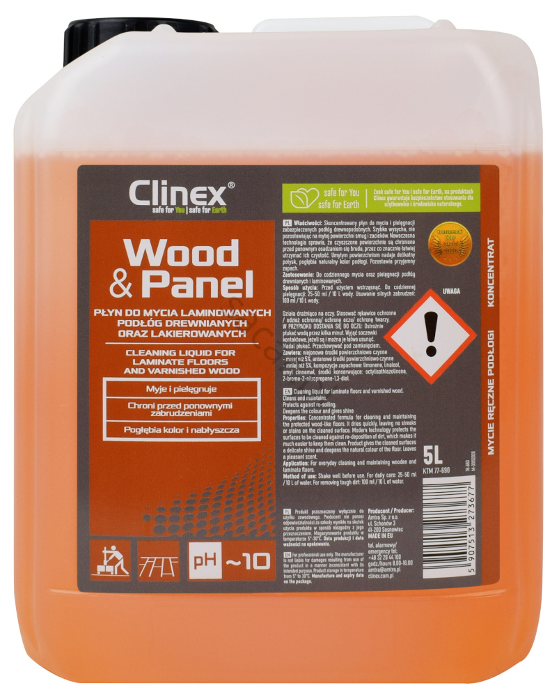 Clinex Wood & Panel do podłóg laminowanych 5L