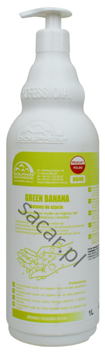 Mydło w płynie Dolphin Green Banana D040