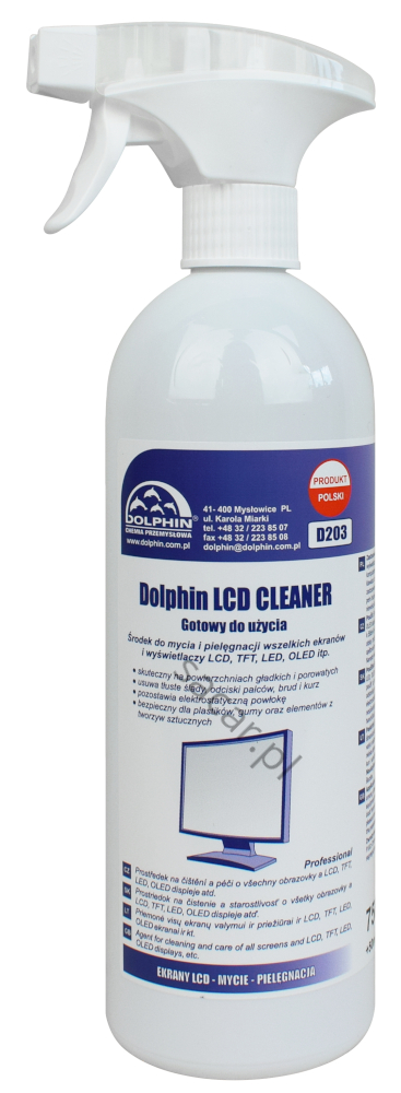 Płyn do mycia ekranów Dolphin LCD Cleaner