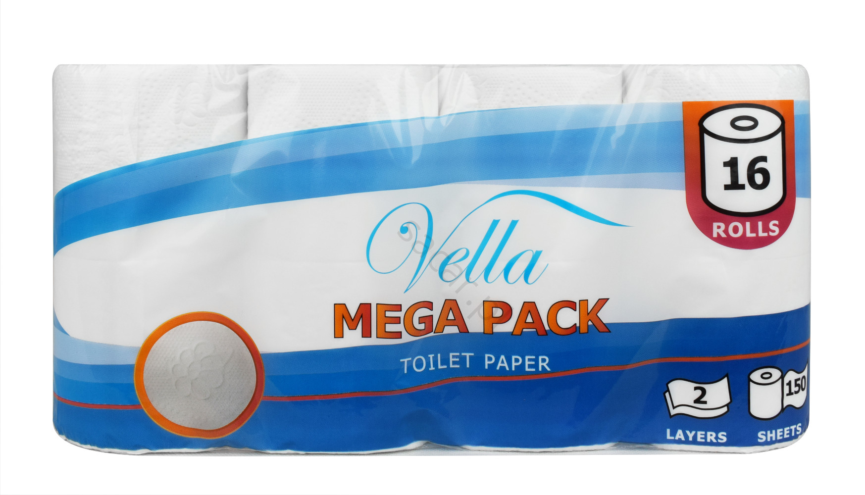 Miękki Delikatny papier toaletowy Vella