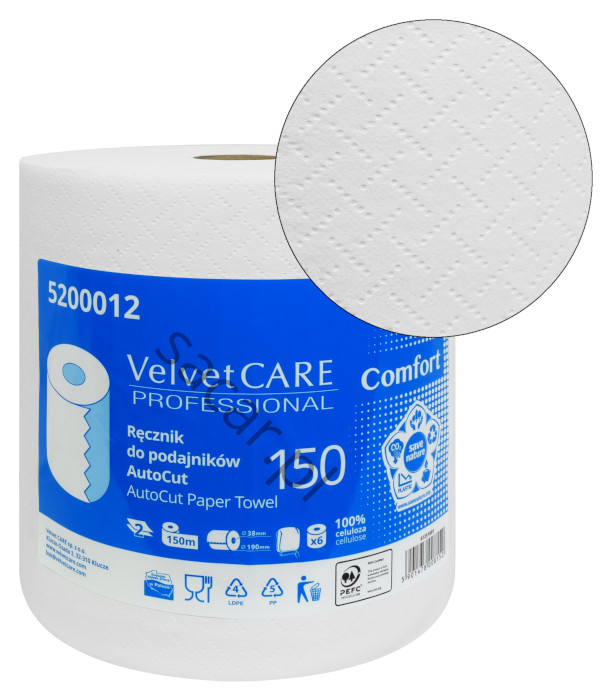 Ręcznik Velvet Care Professional 150mb 6sztuk