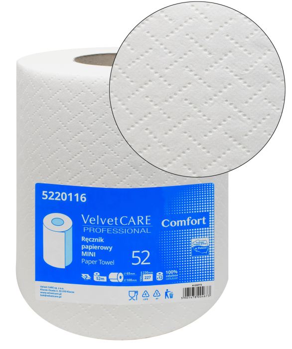 Ręcznik papierowy Velvet Care Mini 100% celuloza