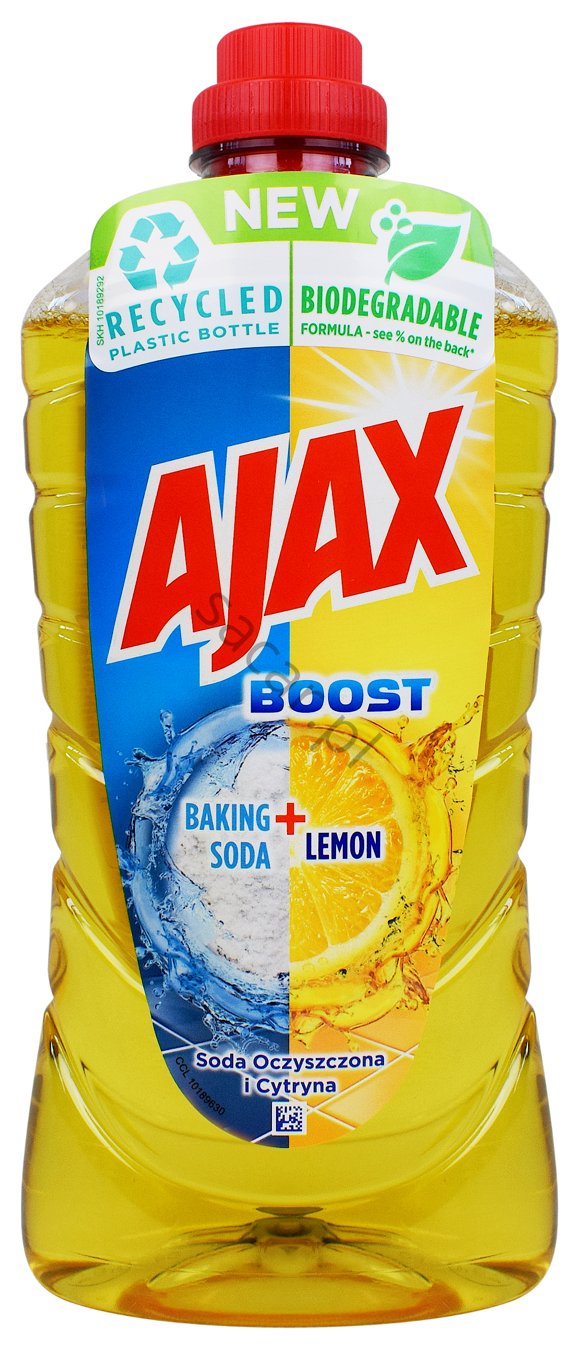 ajax boost soda oczyszczona i cytryna 1l