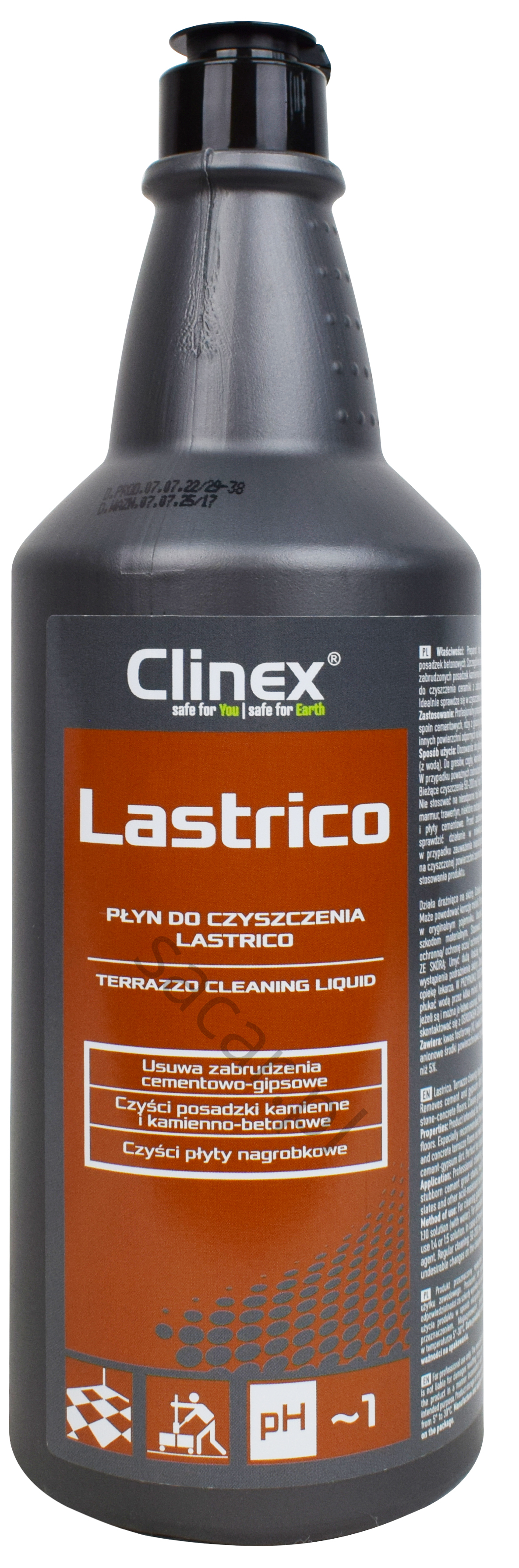 Clinex Lastrico do mycia posadzek kamienno-betonowych