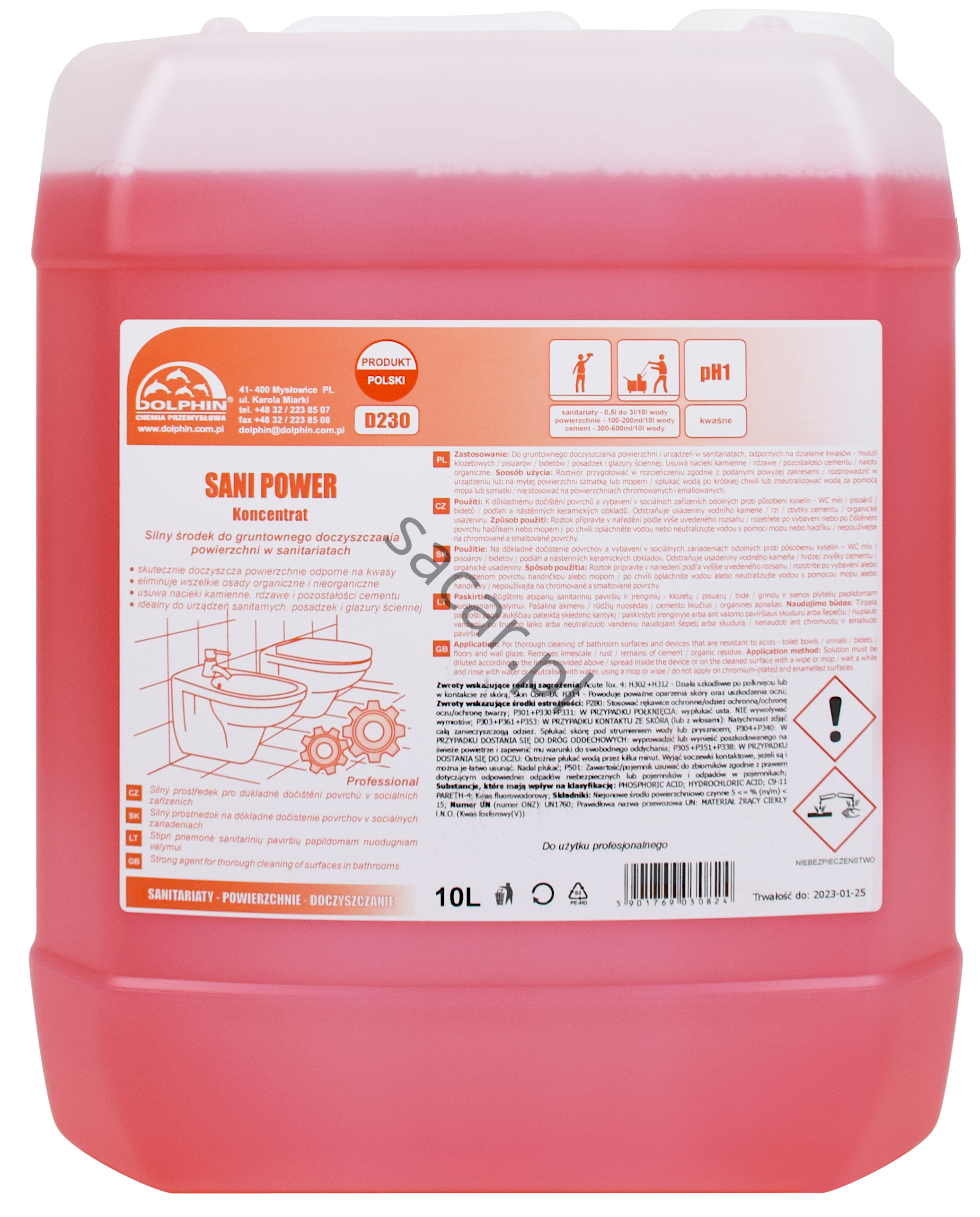 SANI POWER 10l
